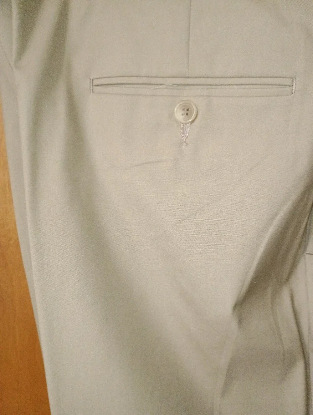 Tom Rich Classic Men's Light Beige Suit 44R Blazer 38R Pants Measurements in pic